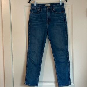 Madewell High Rise Stovepipe Jeans